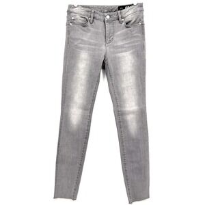 A/X Armani Exchange Women's Trendy Denim Jeans 26 Grey J69 Super Skinny Lift-up